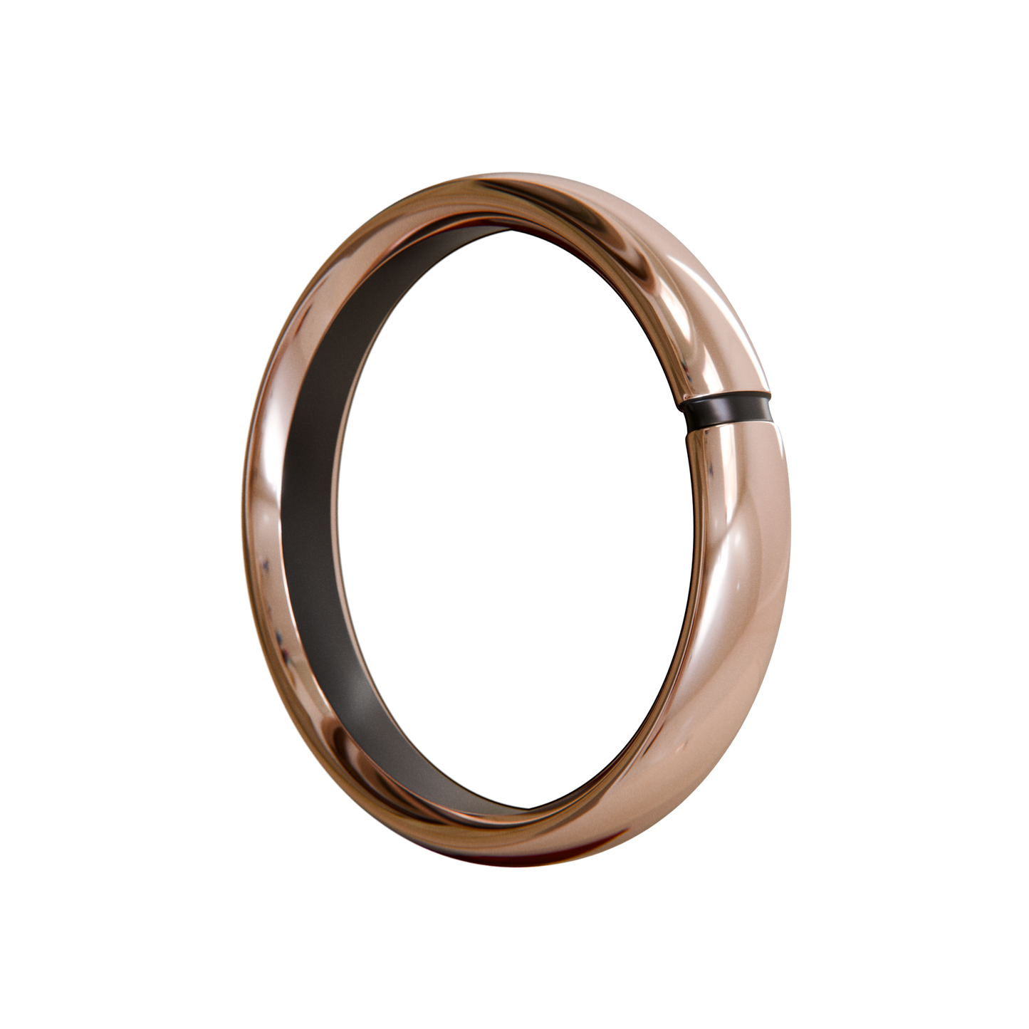 Kinetic metal collection - Titanium 14k Rose Gold Plated