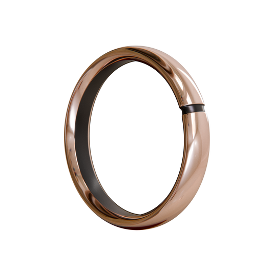 Kinetic metal collection - Titanium 14k Rose Gold Plated